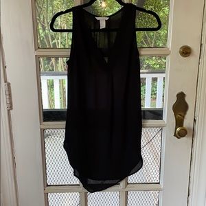 Black long tank